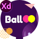 Balloo | Kids Balloons and Event Decoration Adobe XD Template - ThemeForest Item for Sale
